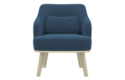 Кресло мягкое Курт, синий фото 2