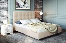 Кровать с латами Каприз 140х200, бежевый