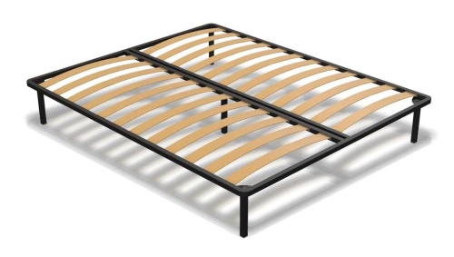 Кровать с ортопедическим основанием Дели 160х200, дуб сонома/шоколад фото 2