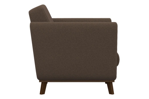 Кресло мягкое Лео, коричневый фото 3