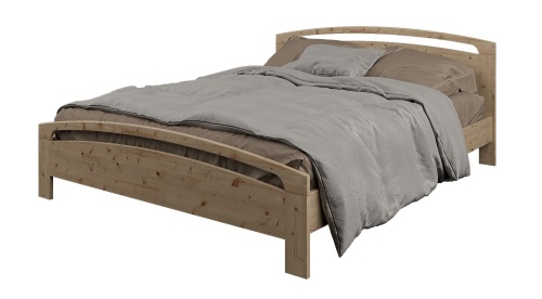 Кровать деревянная с ламелями Alba (Альба) 160х200, натуральный фото 2