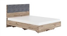 Кровать с настилом Николь 1.1 140х200, серый