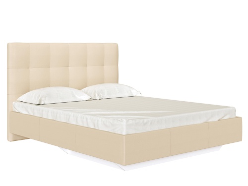 Кровать с латами Каприз 140х200, бежевый фото 2