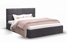 Кровать с подъемным механизмом Сити 160х200, серый