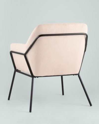 Кресло Шелфорд светло-розовое фото 4