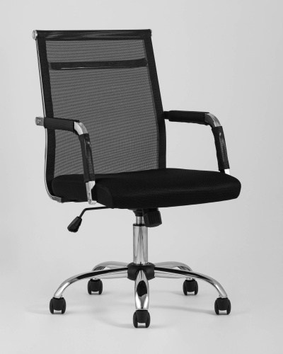 Кресло офисное TopChairs Clerk черное фото 2