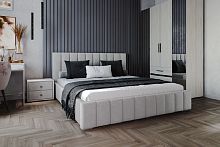 Кровать с подъёмным механизмом Нега 140х200 Светло-серый