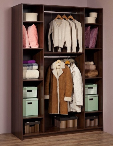 Шкаф для одежды и белья Sherlock 60, орех фото 4