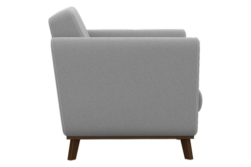 Кресло мягкое Лео, серый фото 3