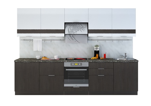Кухня угловая Терра Gloss Белый глянец, 1600Х3000 мм фото 2