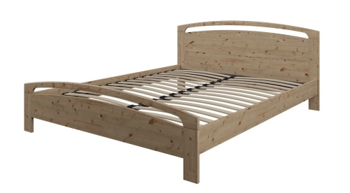 Кровать деревянная с ламелями Alba (Альба) 160х200, натуральный фото 3