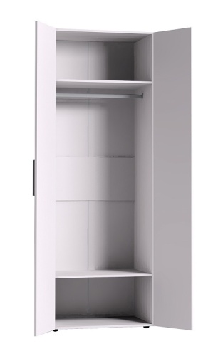 Шкаф для одежды Монако 54, белый фото 2