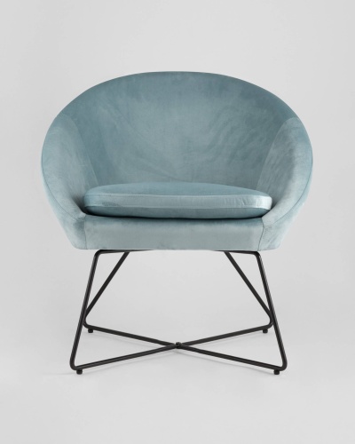 Кресло Колумбия пыльно-голубое фото 3