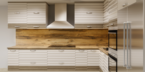 Кухонная панель матовая Дуб Корсика светлый фото 3