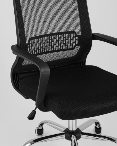 Кресло офисное TopChairs Style черное фото 8