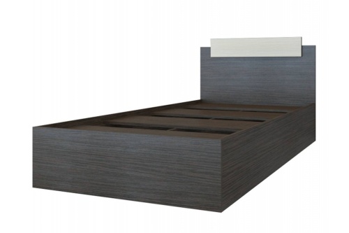 Кровать с настилом ЛДСП Эко 90х200, венге фото 2
