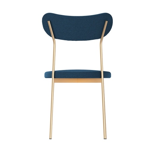 Комплект стульев Стивен (2 шт), черный велюр синий фото 6