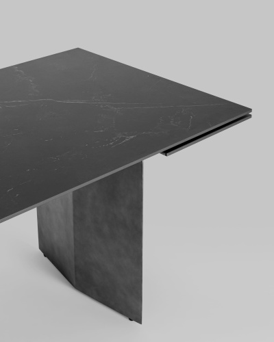 Стол обеденный Селин раскладной 180-260*90 керамика темная фото 5