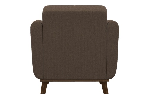 Кресло мягкое Лео, коричневый фото 5