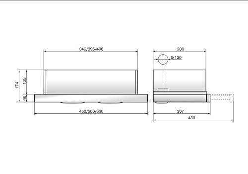 Вытяжка Интегра с деревянной панелью 60П-400-В2Л белый/дуб (Воздухоочиститель) фото 2