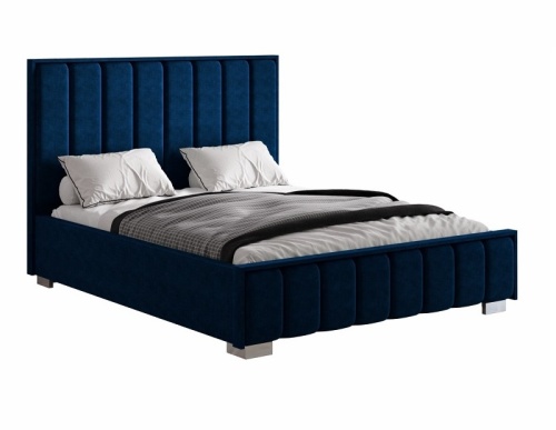 Кровать с подъемным механизмом Мирабель 160х200, синий