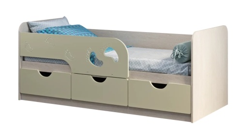 Кровать Минима Лего 80х160, крем-брюле