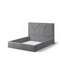 Кровать без основания Индиго 120х200, серый