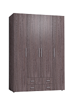 Шкаф для одежды и белья Монако 555 Стандарт, ясень анкор темный