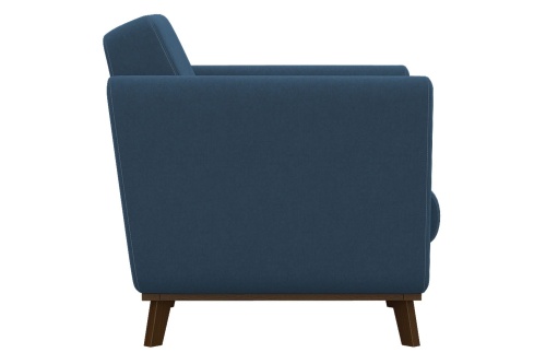 Кресло мягкое Лео, синий фото 3