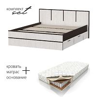 Кровать Карелия 160х200 с матрасом BSA в комплекте