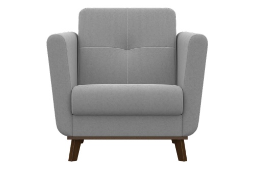 Кресло мягкое Лео, серый фото 2