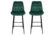 Комплект барных стульев Кукки, зеленый