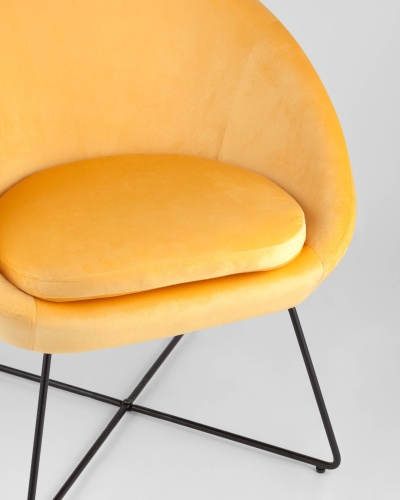 Кресло Колумбия оранжевое фото 9