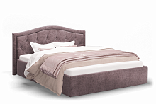 Кровать с подъемным механизмом Стелла 160х200, серо-фиолетовый